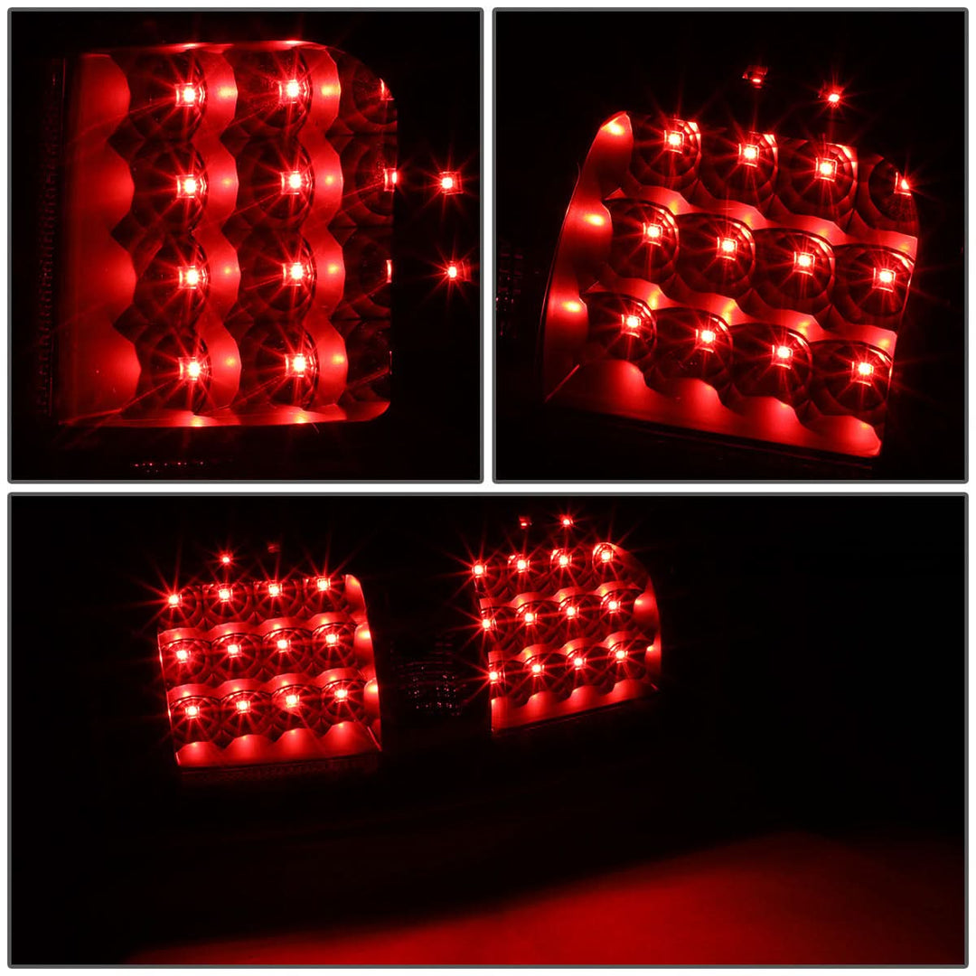 09-14 Ford F-150 Full LED Tail Lights - Black/Clear