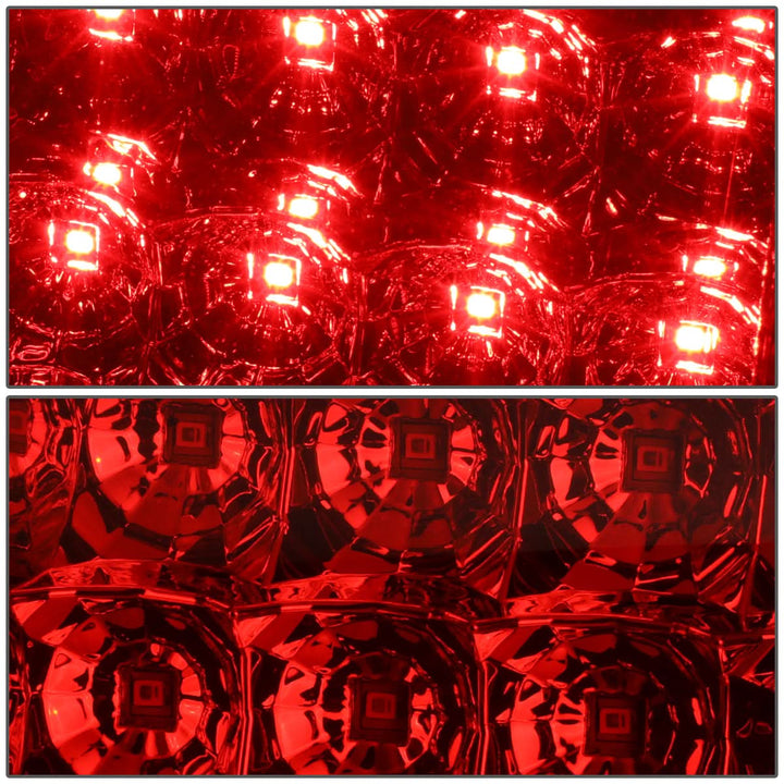 09-14 Ford F-150 Full LED Tail Lights - Chrome/Red