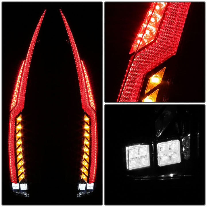 2007-2014 Chevrolet Tahoe / GMC Yukon Full LED Tail Lights Black
