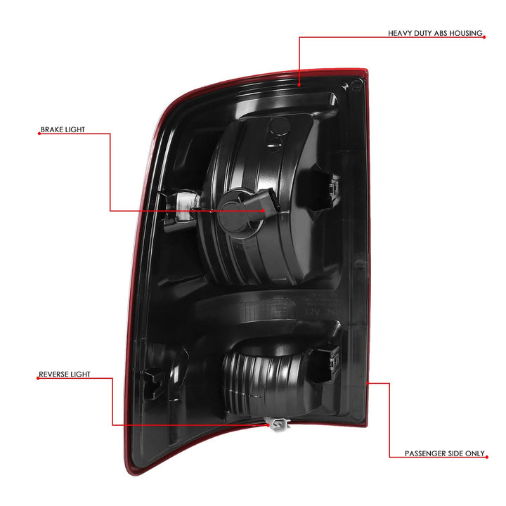 2009-2022 Dodge Ram LED Right Tail Light Red