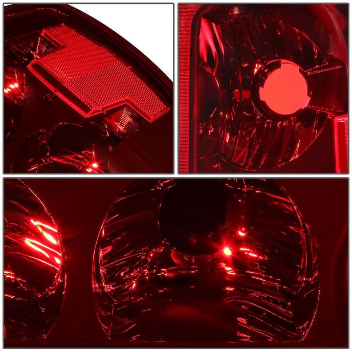 04-12 Chevrolet Colorado / GMC Canyon LED Tail Lights - Red Pair