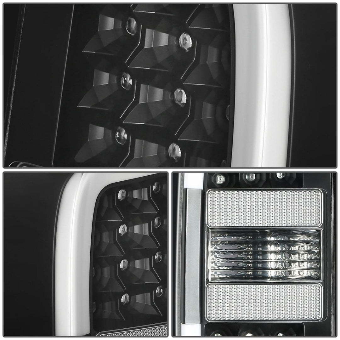15-22 Chevrolet Colorado Black LED Tail Lights - Clear Lens