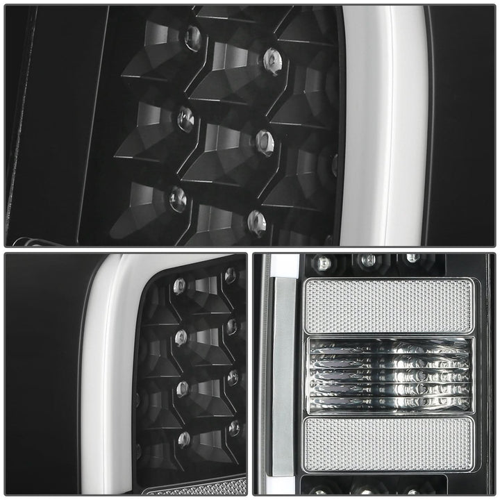 15-22 Chevrolet Colorado Black LED Tail Lights - Clear Lens
