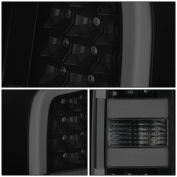 2015-2022 Chevrolet Colorado Black LED Tail Lights with Light Tube