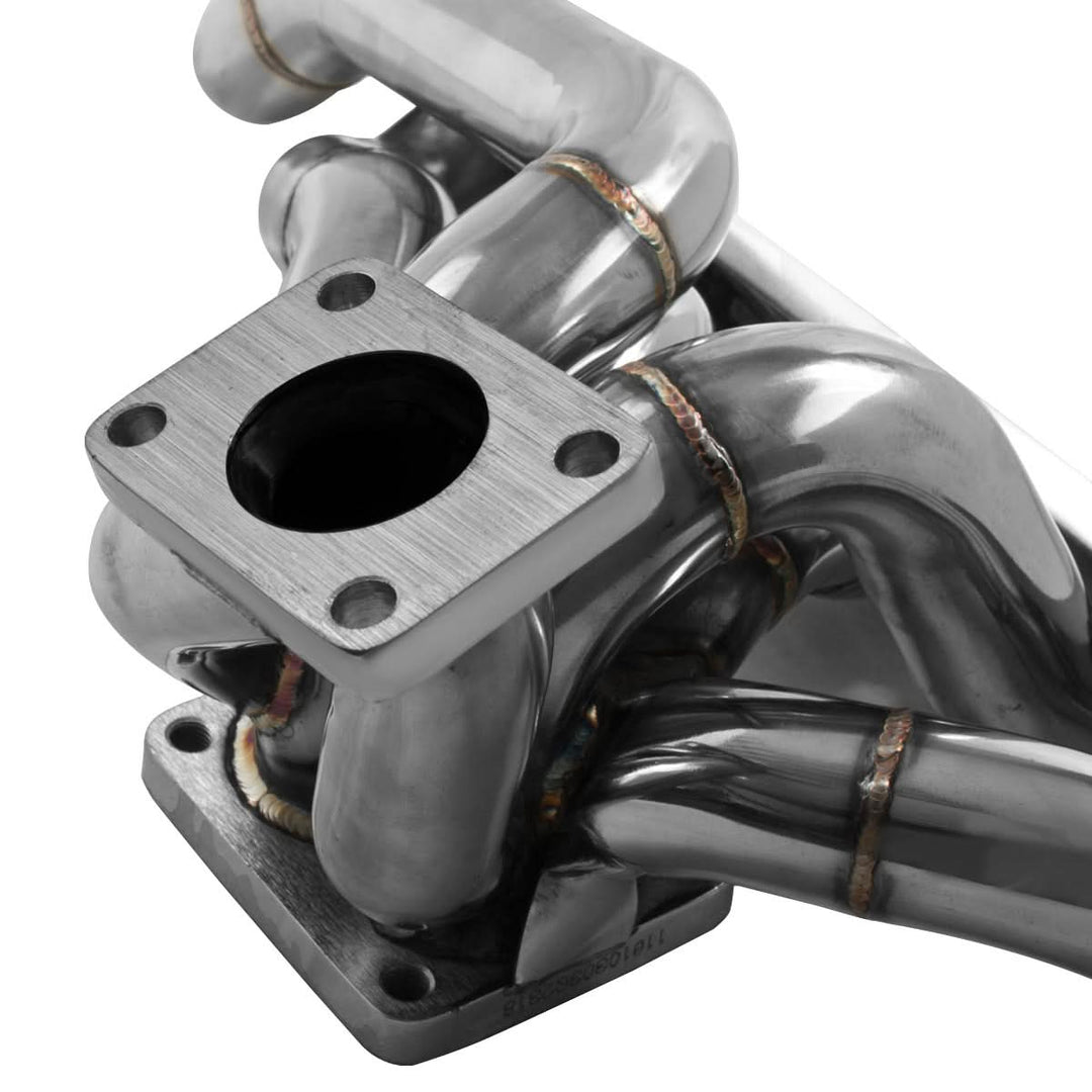 86-92 Toyota Supra Turbo Manifold - Stainless Steel T4 Flange