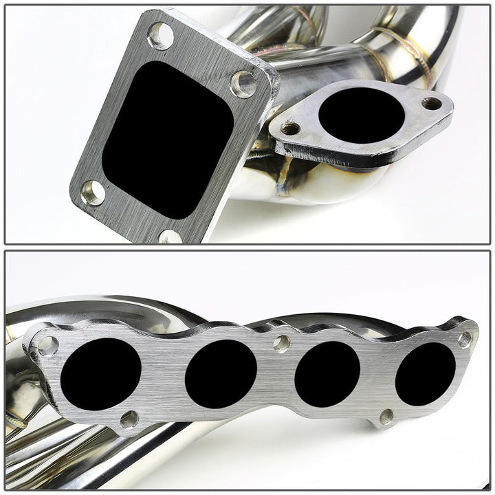 Honda K20 K-Series Side Mount Turbo Manifold T3 Flange Stainless Steel