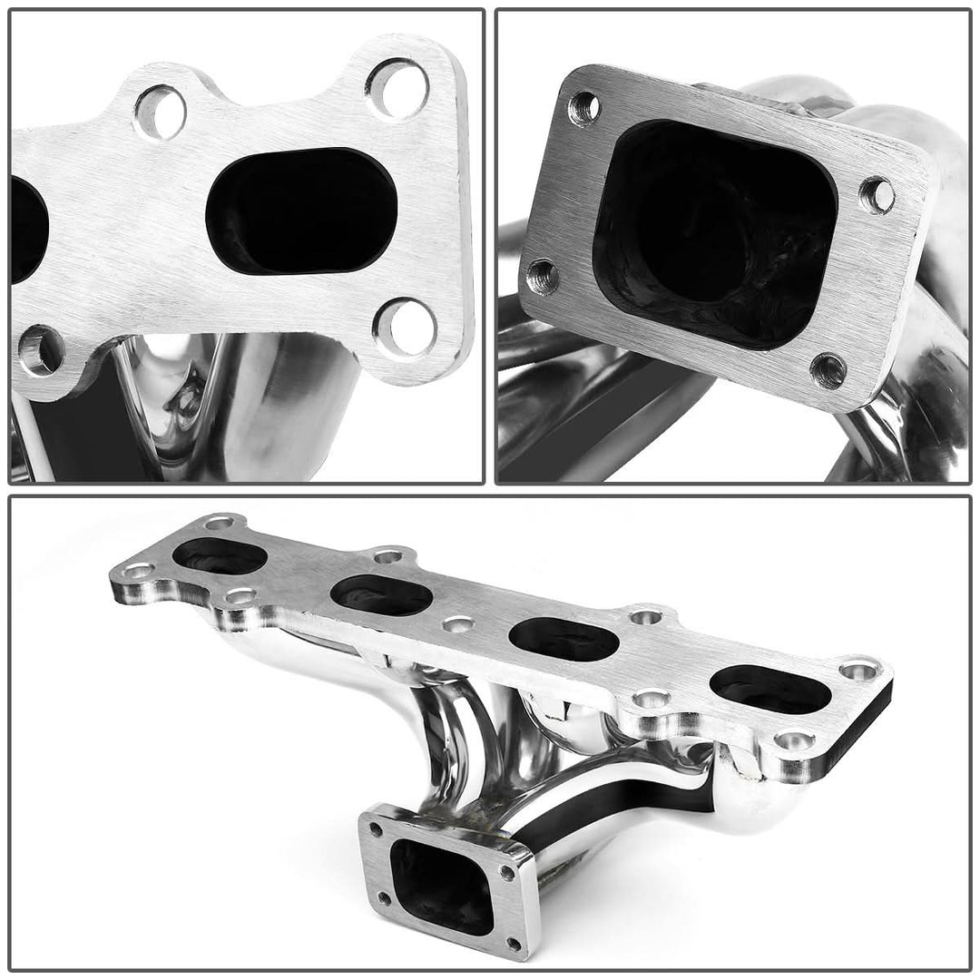90-98 Miata MX5 1.8L Turbo Manifold Stainless Steel T25 Flange