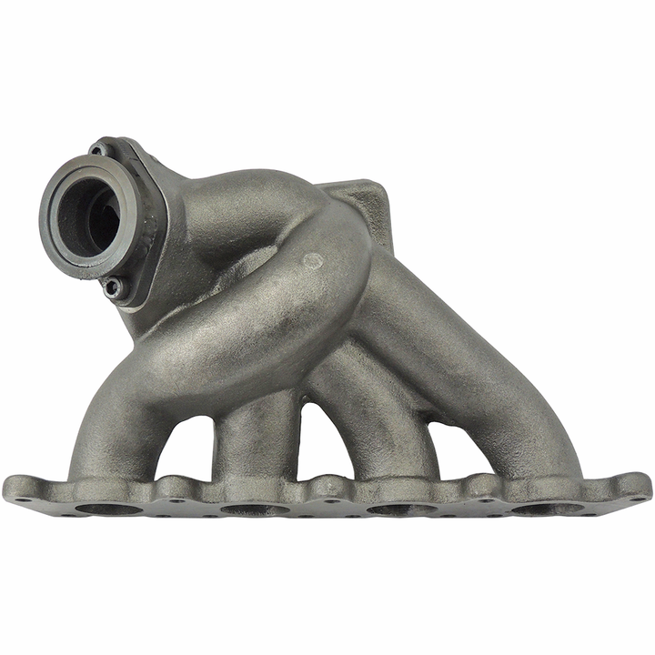 VW/Audi B5 Top Mount T3 Twin Scroll Turbo Manifold - v-band wastegate