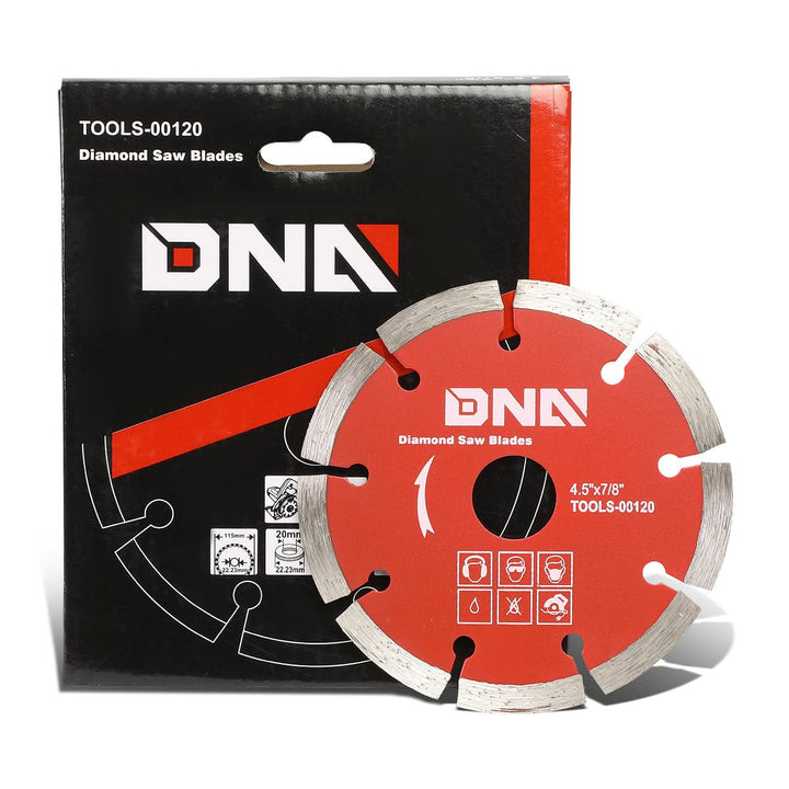 DNA Logo Diamond Blade 5/8"-7/8" Arbor 0.077" Thick Metallic Red