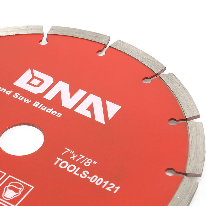 DNA 7" Diamond Blade - 0.064" Thick - 5/8"-7/8" Arbor - Metallic Red