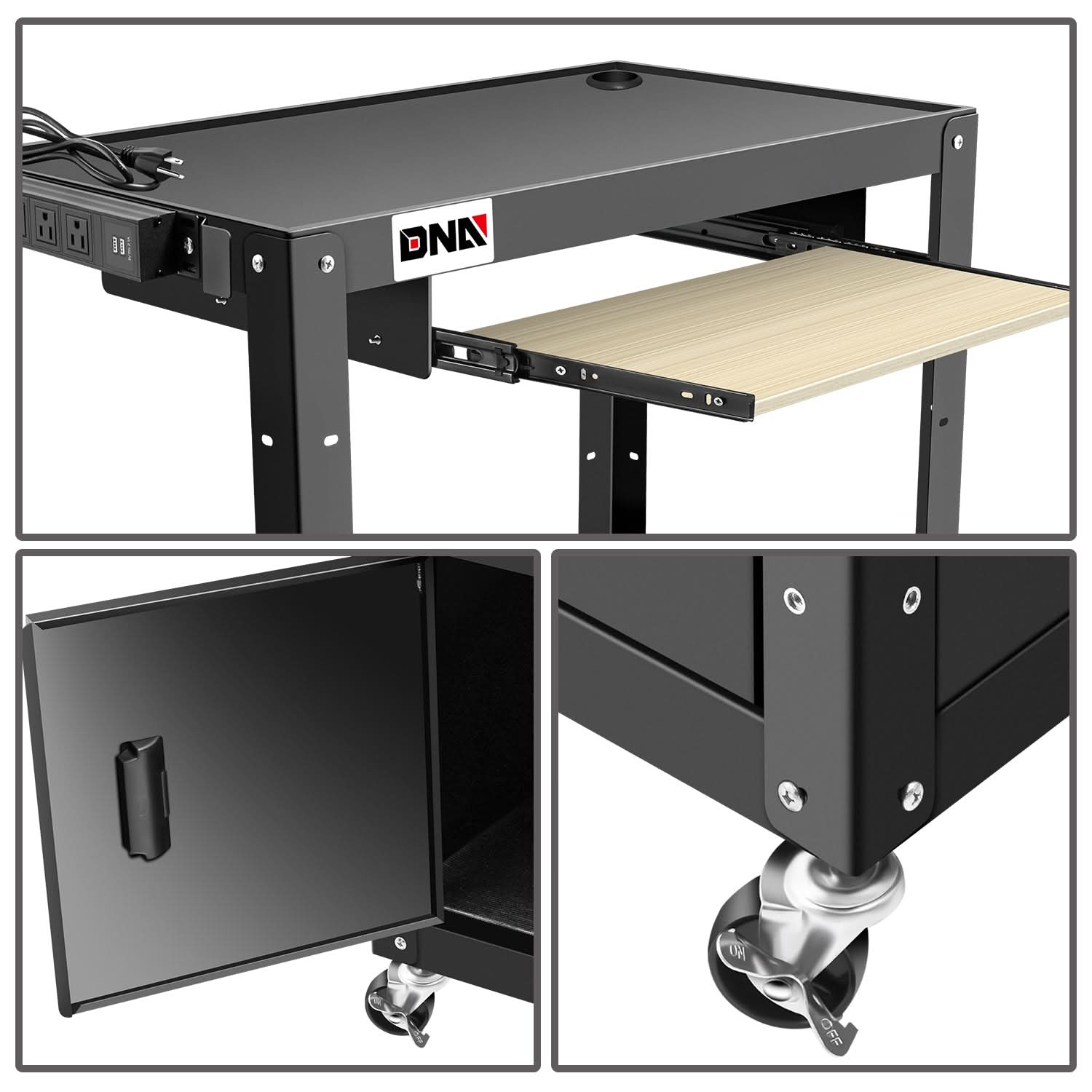 32x18x42 Steel AV Cart – ACM Technik LLC