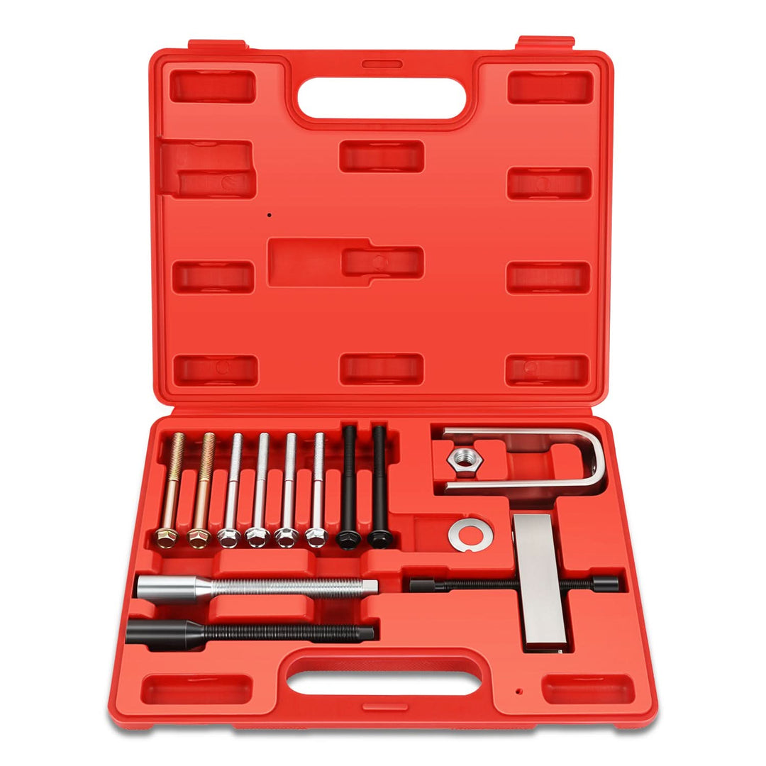14-Piece Steering Wheel Remover and Lock Plate Compressor Tool Set