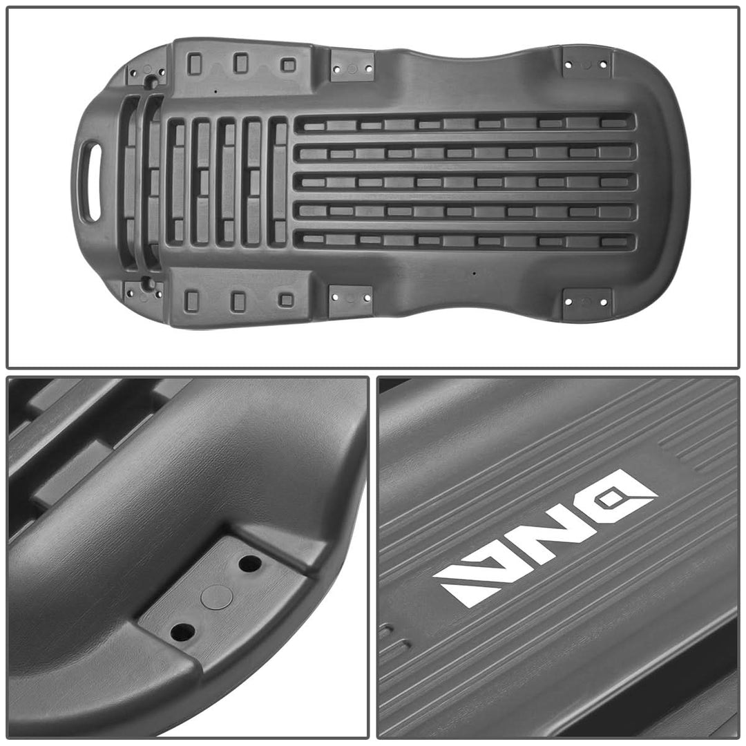 38" Plastic Automotive Creeper - Black
