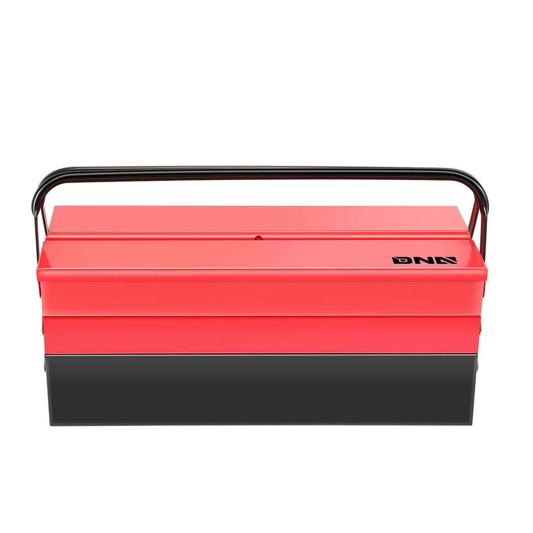 21 Inch 3 Level Folding Tool Box with 5 Organizer Drawers