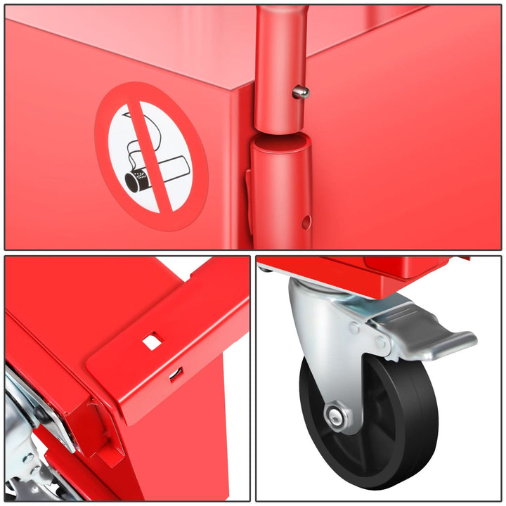 Professional 3 Level Tool Trolley - 150KG Max Load Capacity
