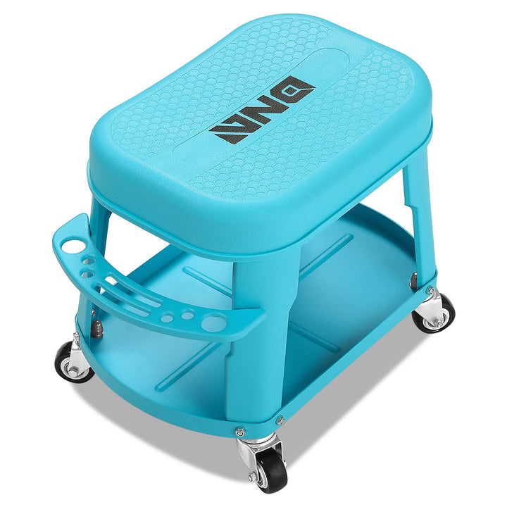 Rolling Car Stool - Blue