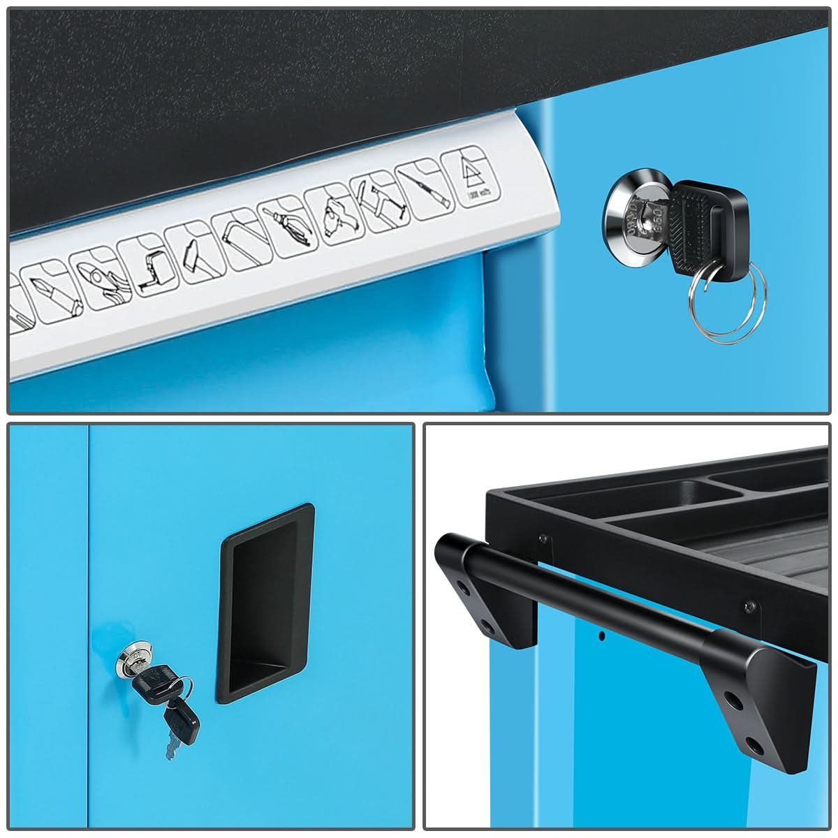 6-Drawer Top Roller Cabinet - Plastic – ACM Technik LLC