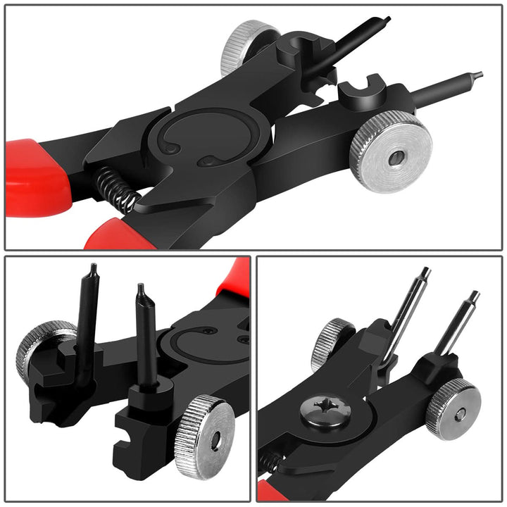 Heavy Duty Internal External Snap Ring Plier Set - 2PC