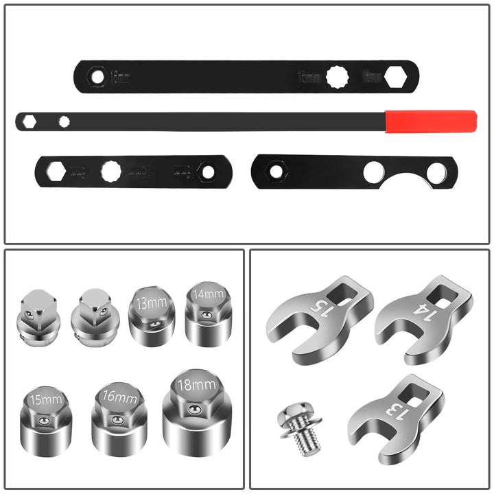 16-Piece Serpentine Belt Tool Set