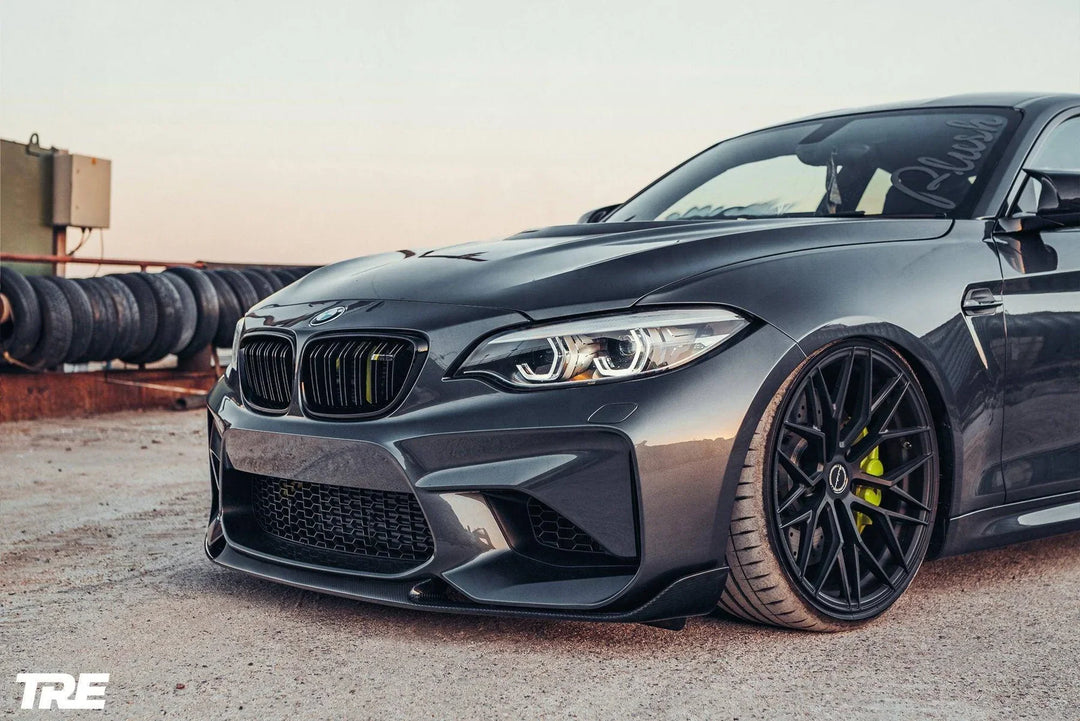 BMW M2 OG F87 Pre-Preg Carbon Fiber Front Splitter by TRE (2015-2018)