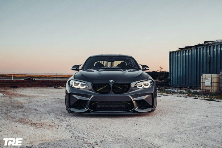 BMW M2 OG F87 Pre-Preg Carbon Fiber Front Splitter by TRE (2015-2018)