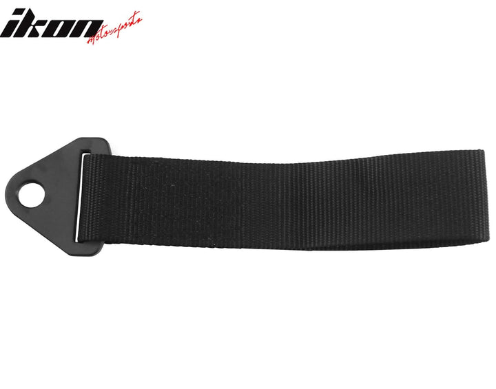 Universal Black Tow Strap Heavy Duty Decorative Belt With IKON Logo