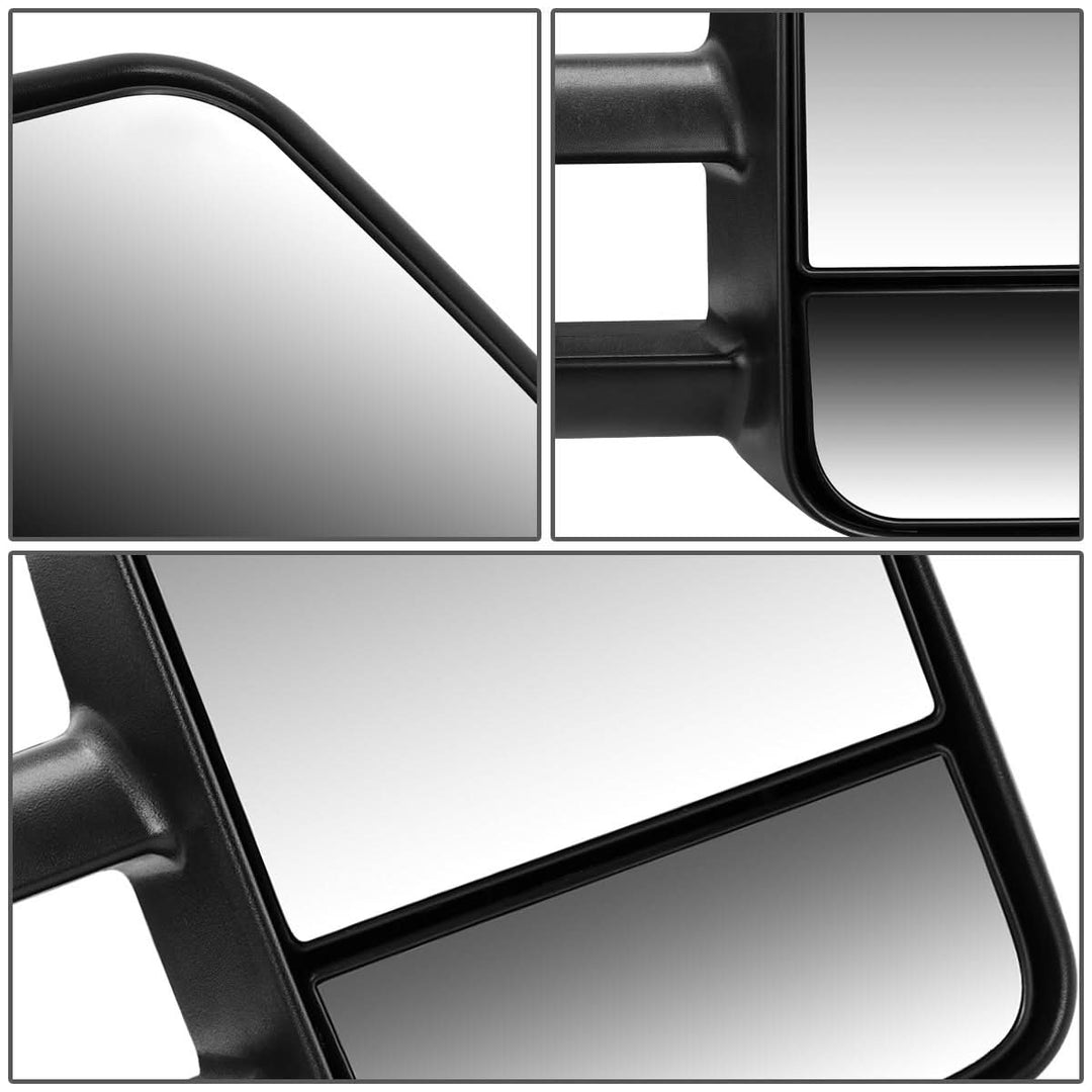 1999-2006 Chevrolet Silverado Towing Mirror - Manual Right Side Black