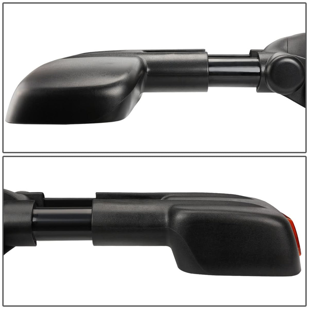 99-06 Chevrolet Silverado / GMC Sierra Manual Towing Mirrors - Black