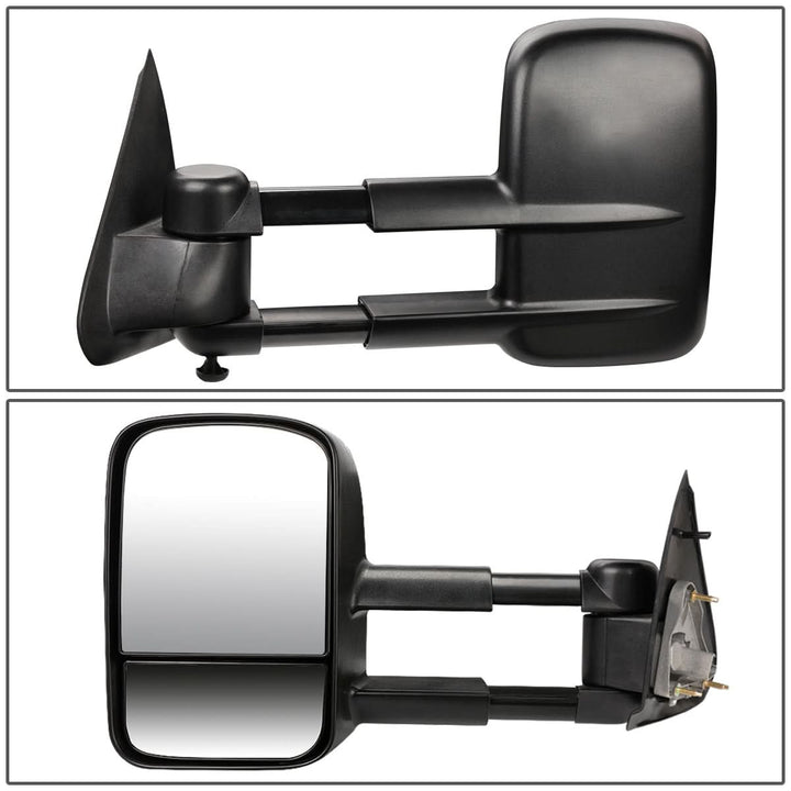 1997-2003 Ford F-150 Power Towing Mirrors Pair Black