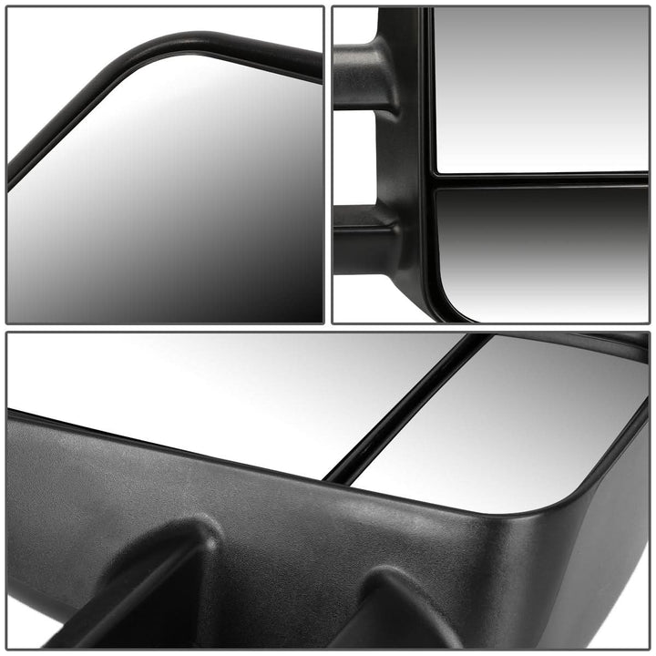 1997-2003 Ford F-150 Power Towing Mirrors Pair Black