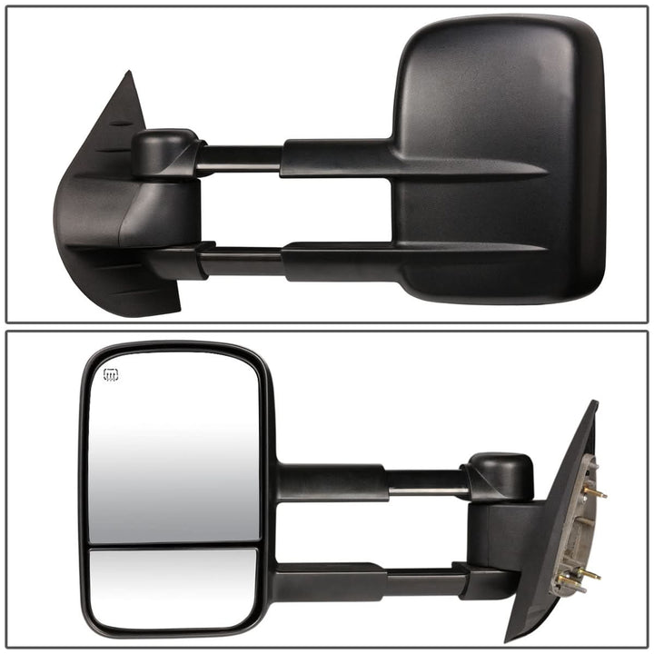 2007-2013 Chevrolet Silverado Left Towing Mirror Powered Heated Black