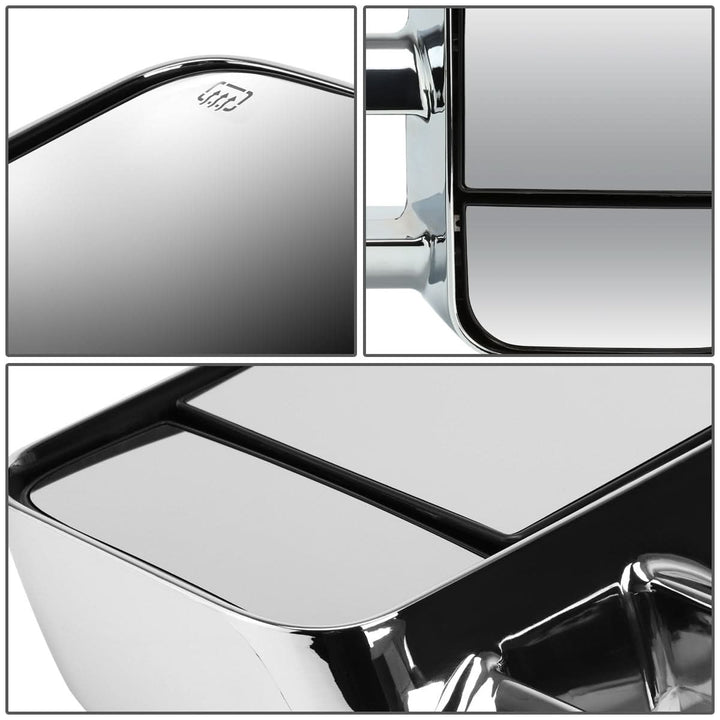 07-12 Chevrolet Silverado / GMC Sierra Powered Heated Towing Mirrors - Chrome