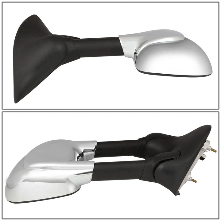 99-07 Ford F-250 F-350 F-450 F-550 Super Duty Towing Mirrors - Chrome