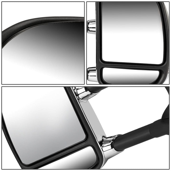 99-07 Ford F-250 F-350 F-450 F-550 Super Duty Towing Mirrors Manual Pair