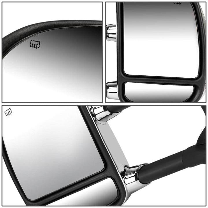 99-07 Ford F-250 F-350 F-450 F-550 Super Duty Towing Mirrors Powered Heated