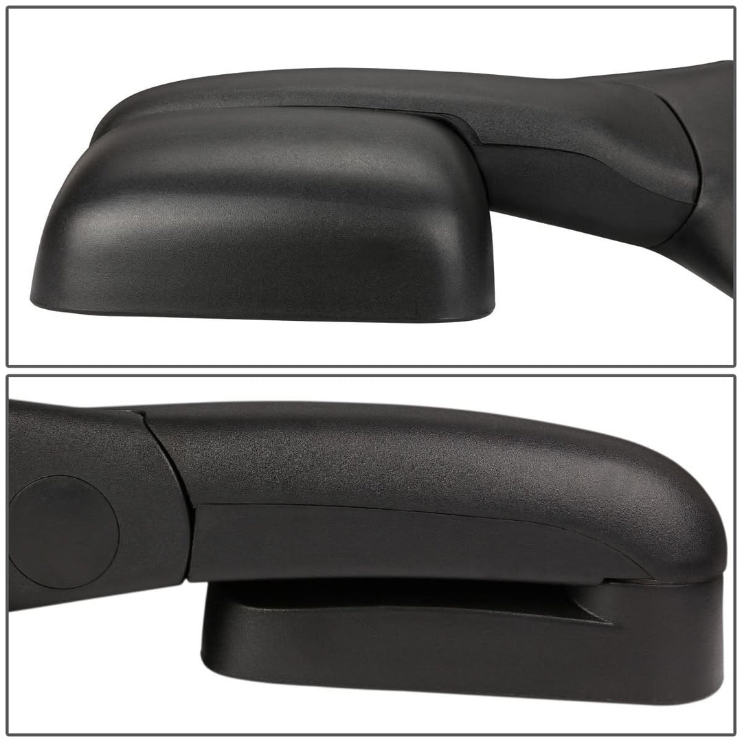98-02 Dodge Ram Powered Heated Towing Mirrors - Black Pair