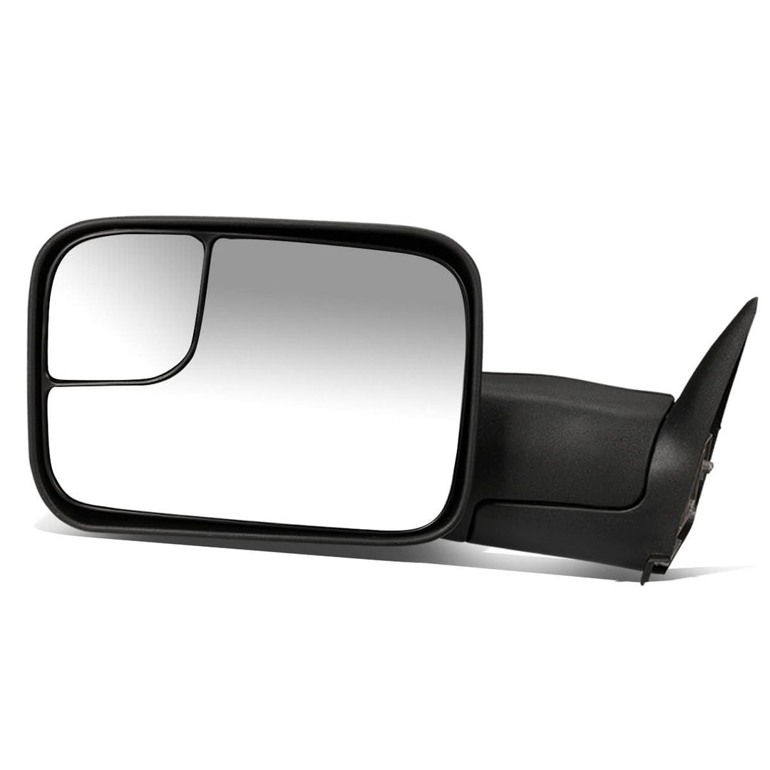 94-02 Dodge Ram 1500 2500 3500 Left Manual Towing Mirror Black