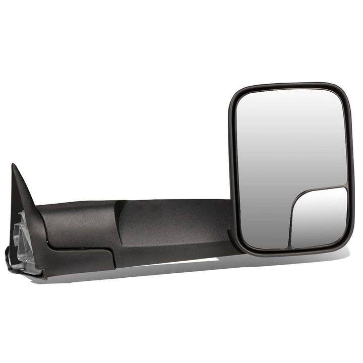 94-02 Dodge Ram Right Manual Towing Mirror - Black