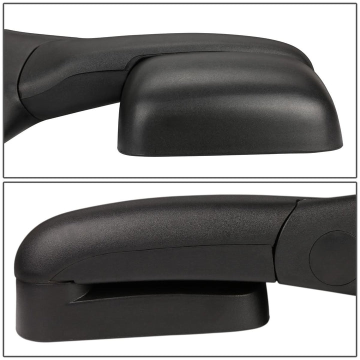 94-02 Dodge Ram Right Manual Towing Mirror - Black