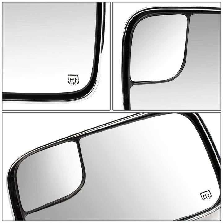 98-02 Dodge Ram 1500 2500 3500 Powered Heated LED Towing Mirrors Pair