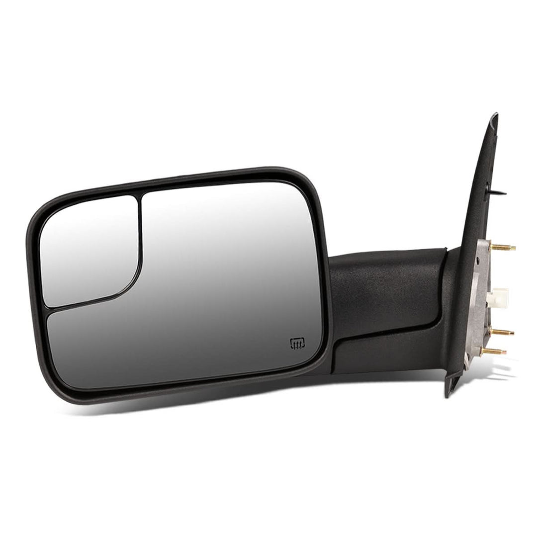 02-09 Dodge Ram Powered Heated Towing Mirror - Left Side Black