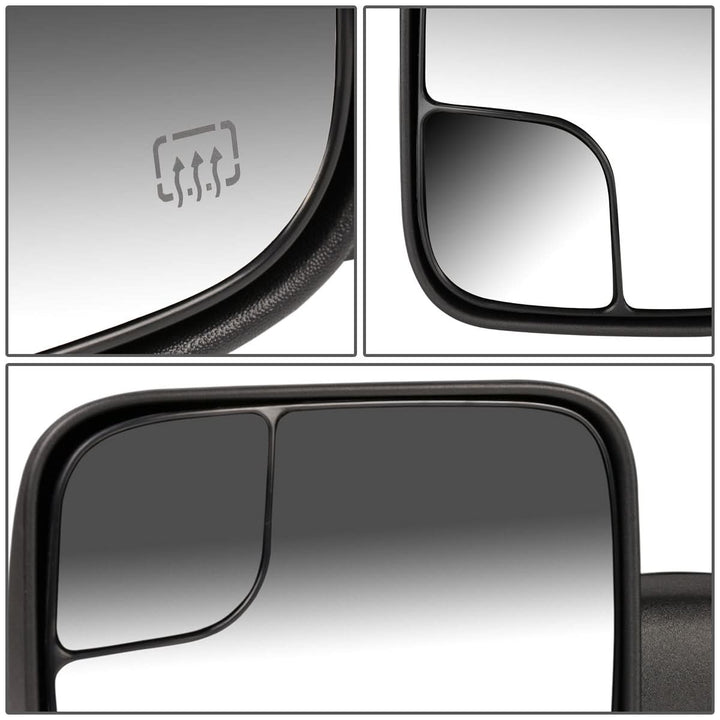 02-09 Dodge Ram Powered Heated Towing Mirror - Left Side Black