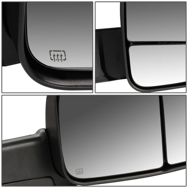 09-16 Dodge Ram Powered Heated LED Smoke Towing Mirrors - Pair