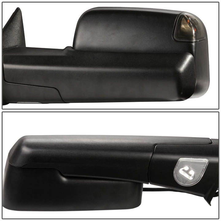 09-16 Dodge Ram Powered Heated LED Towing Mirror Left Side