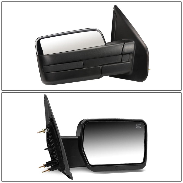 2004-2014 Ford F-150 Right Towing Mirror - Powered Heated Chrome