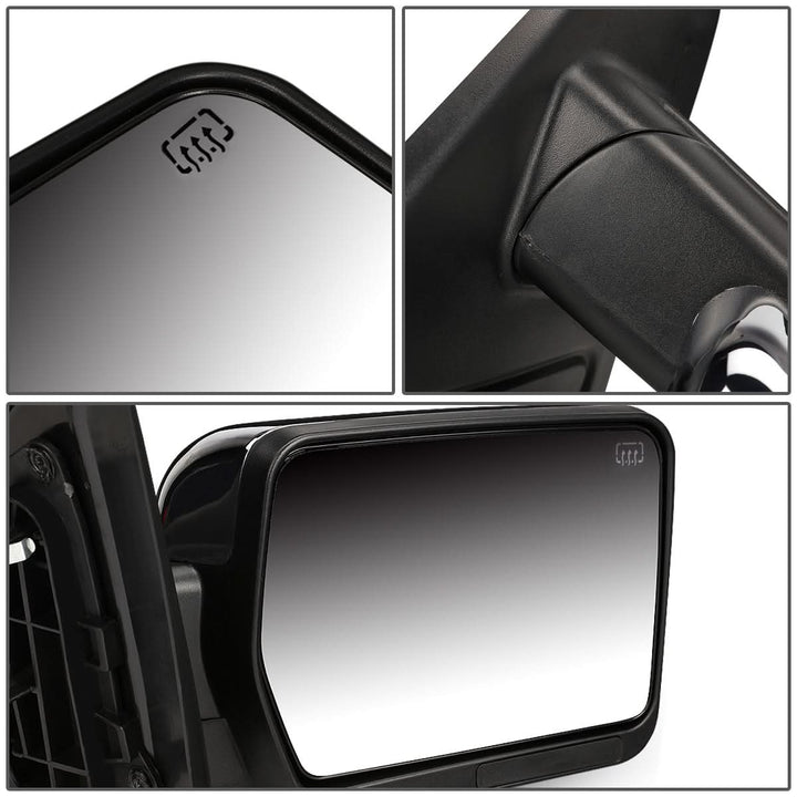 2004-2014 Ford F-150 Right Towing Mirror - Powered Heated Chrome