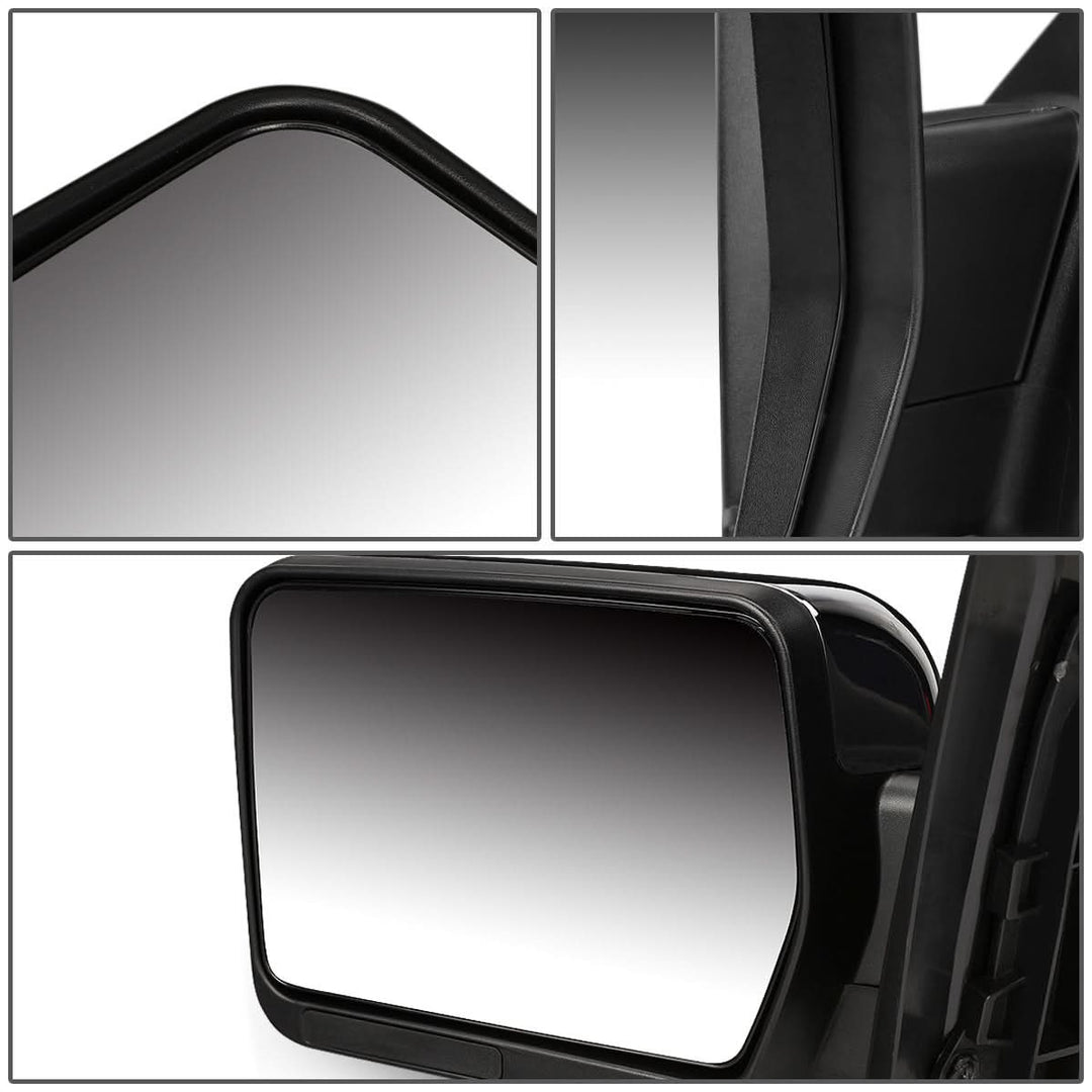 04-14 Ford F-150 Manual Towing Mirror - Right Chrome