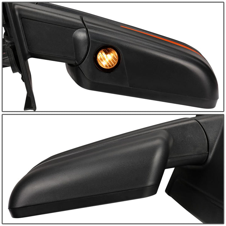 2004-2014 Ford F-150 Left Towing Mirror - Powered Heated Amber Signal