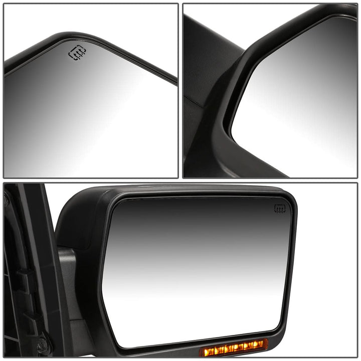04-14 Ford F-150 Right Towing Mirror - Powered Heated Amber Signal