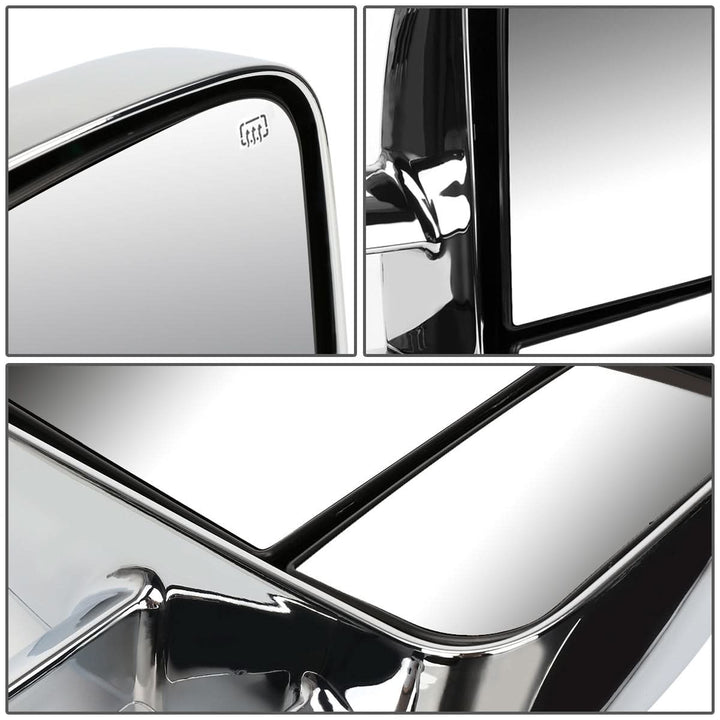 1999-2002 Chevrolet Silverado GMC Sierra Towing Mirrors Chrome Heated